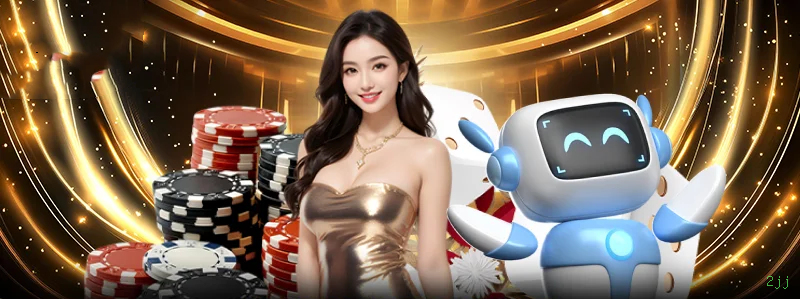 Imagem promocional do cassino online da 2jj mostrando jogos ao vivo